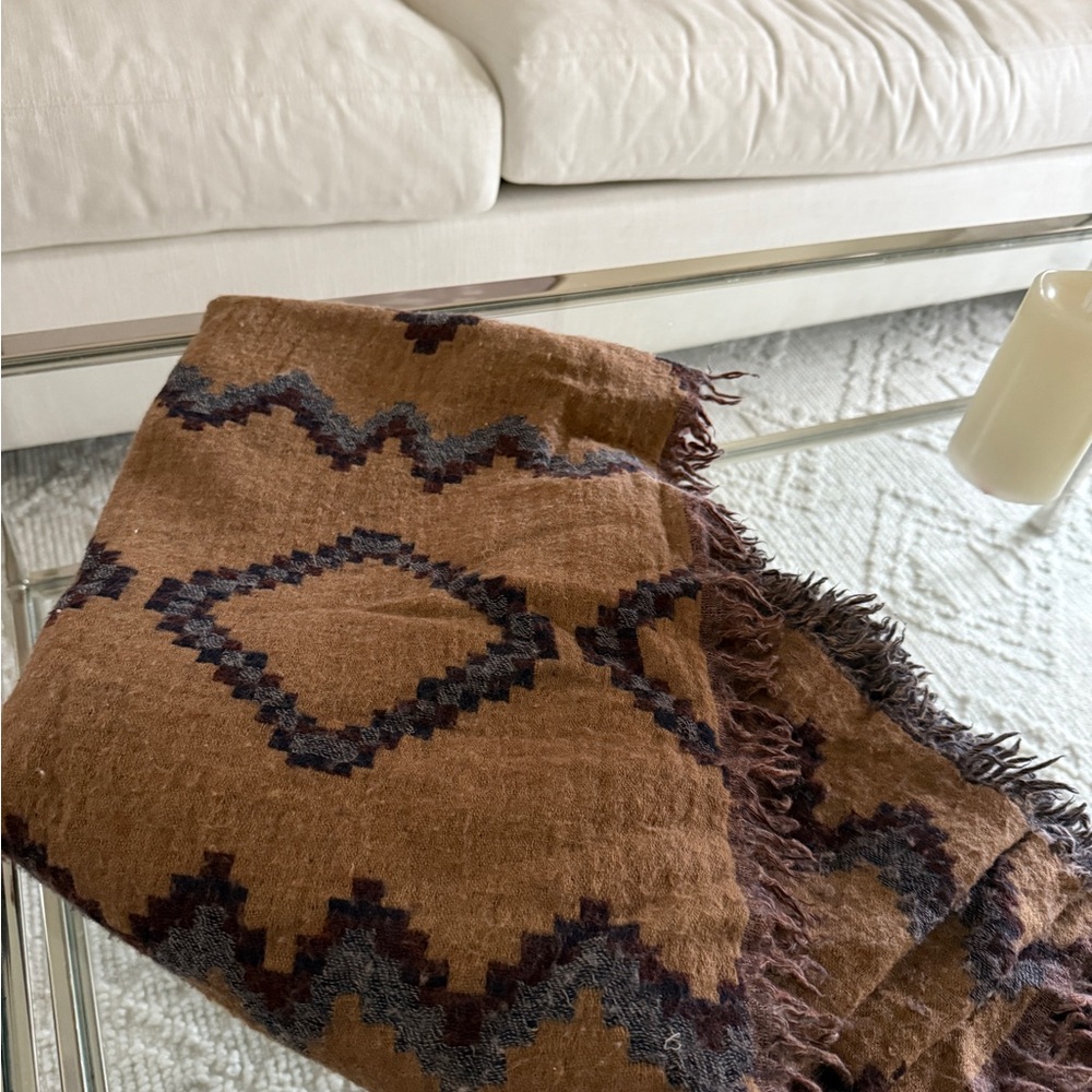 Wilfred Brown and Black Patterned scarf